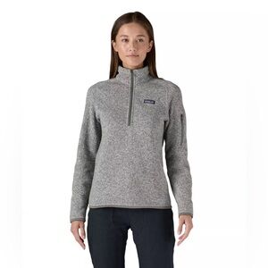 Patagonia Heather Gray 1/4 Zip Fleece Pullover Like New